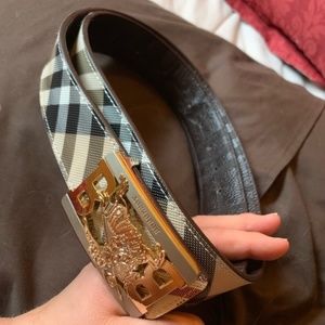 Authentic Burberry Belt - With Dust Bag